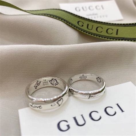 gucci large ring|gucci couple ring.